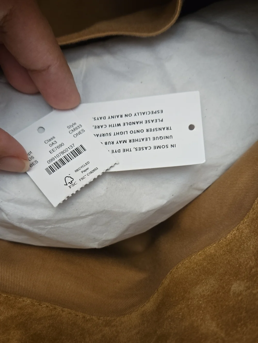 J. Crew Suede Shoulder Bag in Camel Brown